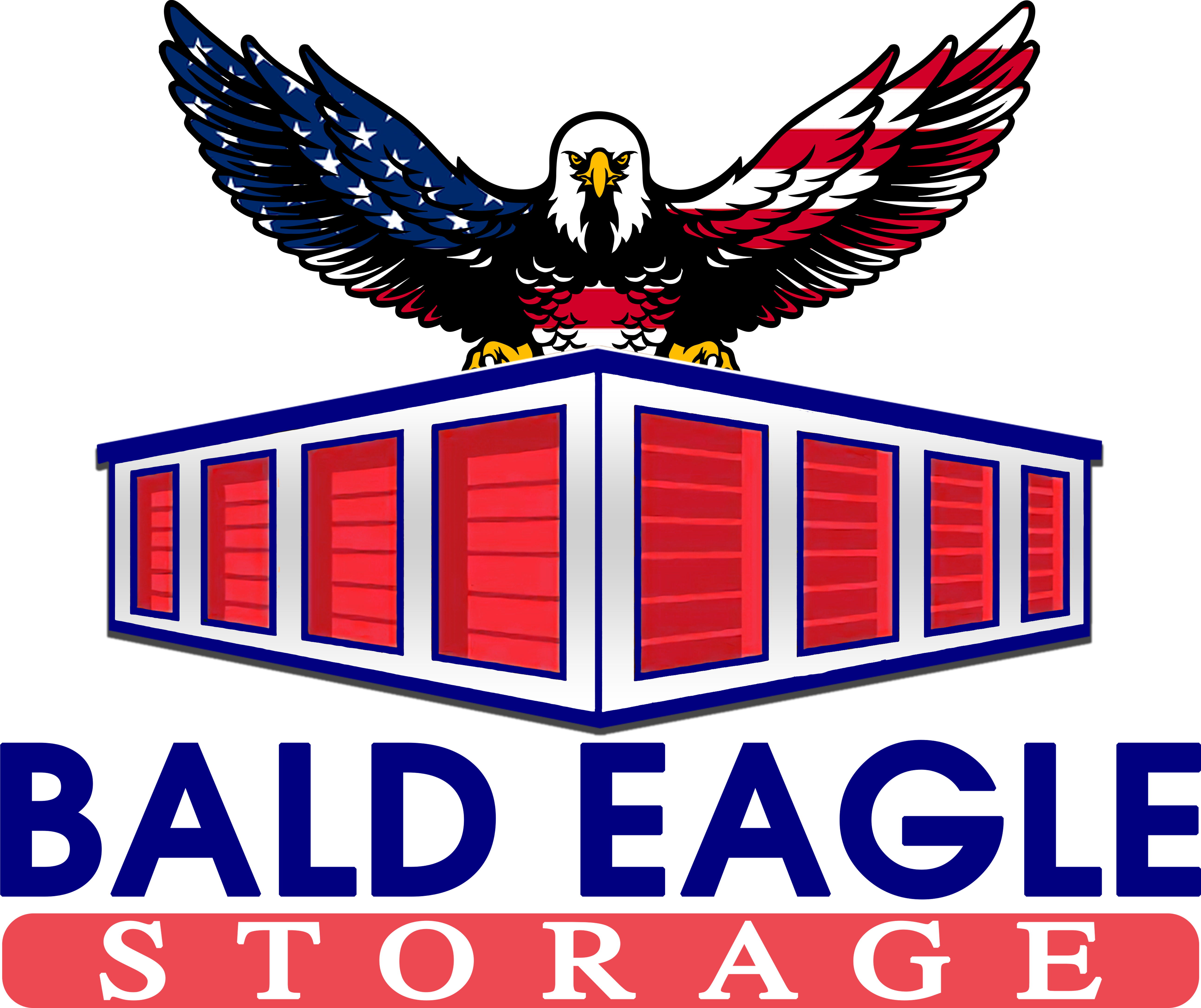 Bald Eagle Storage Logo